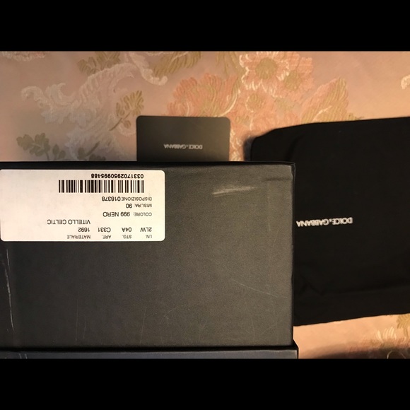 Dolce & Gabbana Belt Black, Gold Hardware, Size 36 - Picture 3 of 17